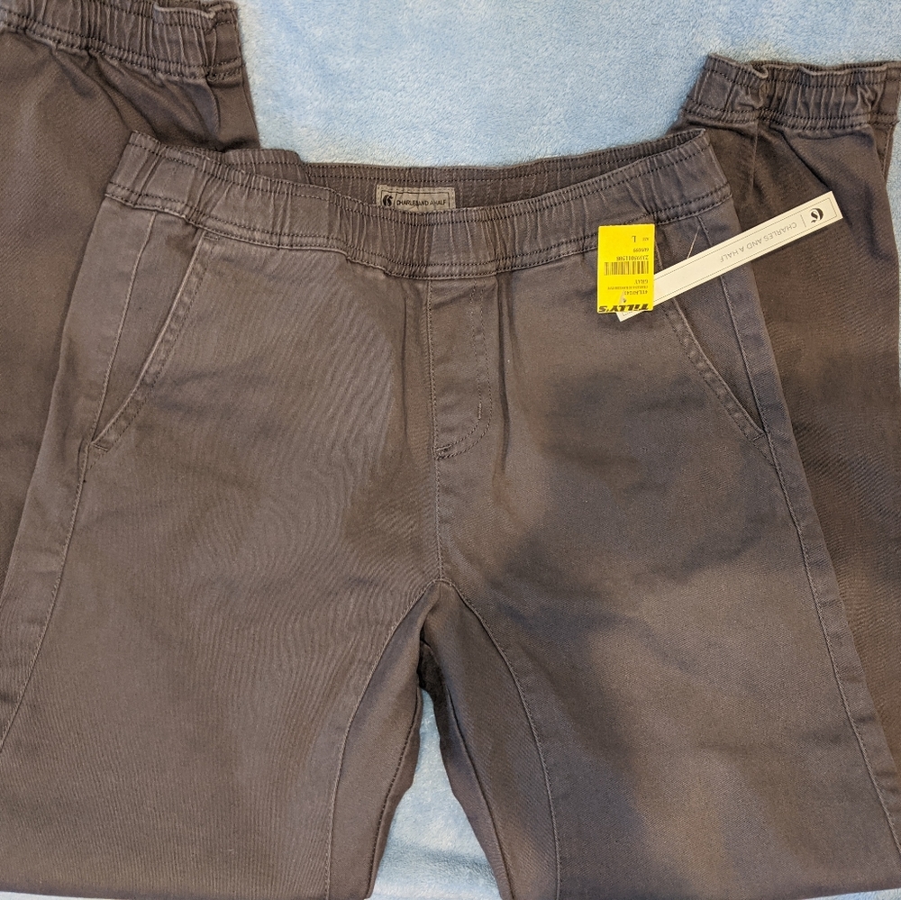 Charles and a half gray jogger Large/ Youth NWT